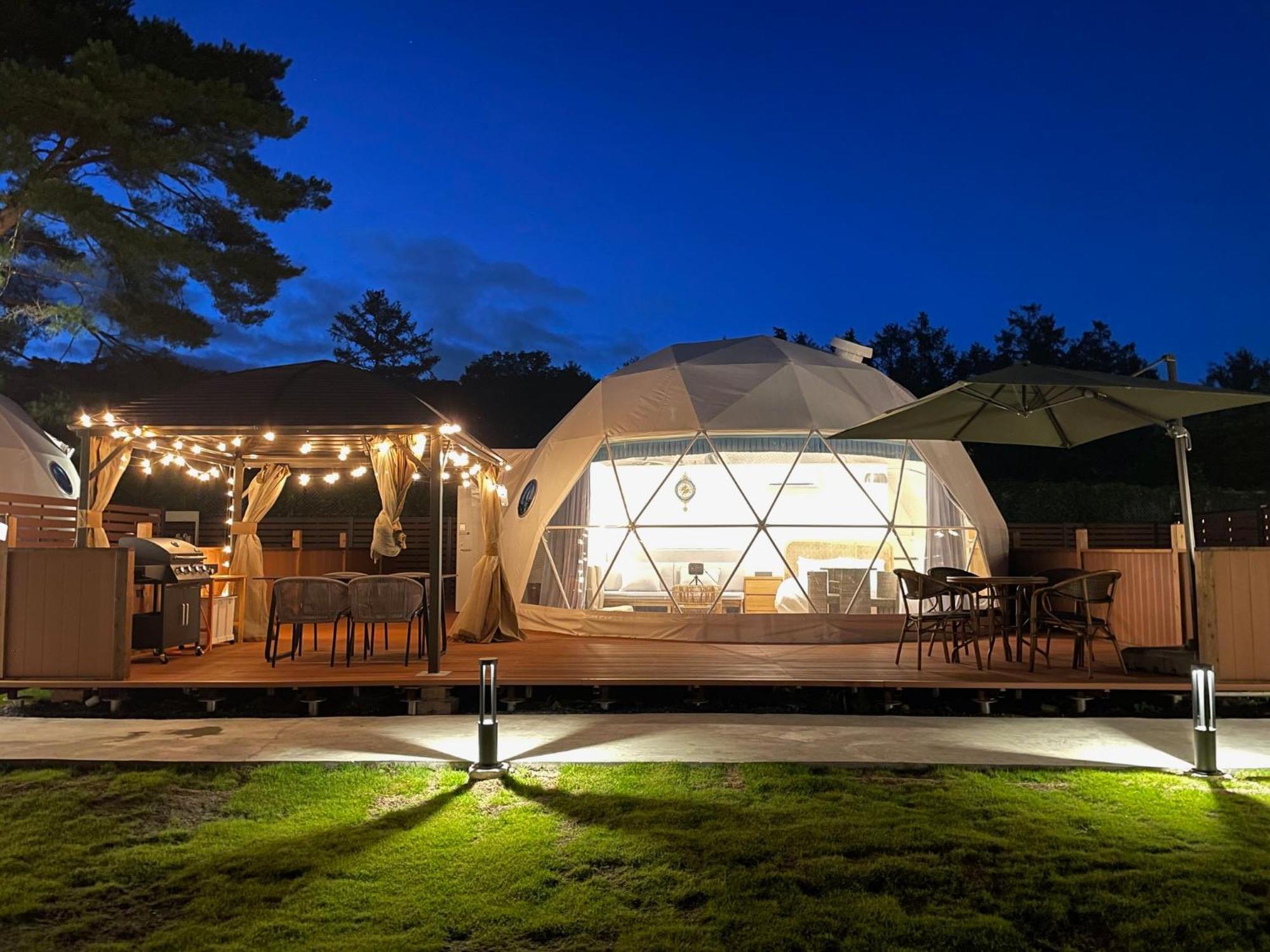 Gramercy Village 山中湖 Glamping &Sauna Yamanakako Bagian luar foto