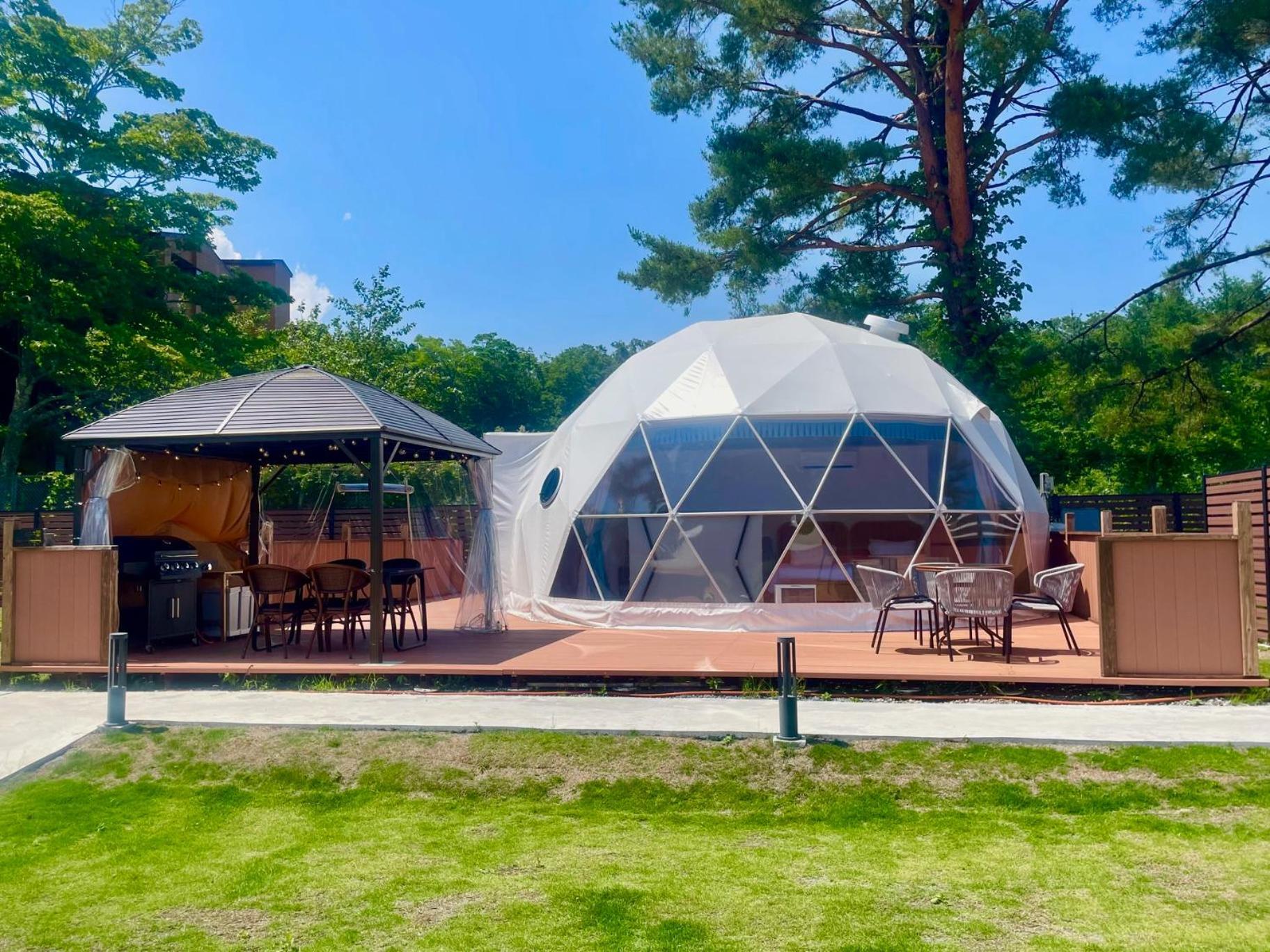 Gramercy Village 山中湖 Glamping &Sauna Yamanakako Bagian luar foto